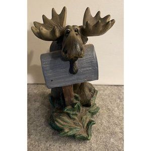 Bearfoots Moose Big Sky Carvers 2000 US Mail By Phyllis Driscoll 6.5" tall    #